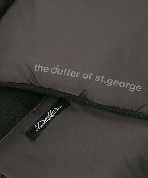 The DUFFER of ST.GEORGE(ザダファーオブセントジョージ)の「PADDING MUFF:中綿マフラー(マフラー・メンズ・ブラック/グレー/ネイビー・F)」の8枚目の写真