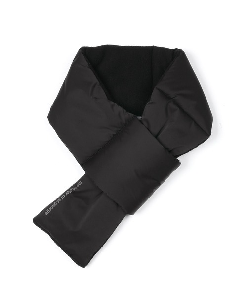 The DUFFER of ST.GEORGE(ザダファーオブセントジョージ)の「PADDING MUFF:中綿マフラー(マフラー・メンズ・ブラック/グレー/ネイビー・F)」の6枚目の写真