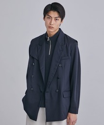 Twアシメフラシセミロングジレ