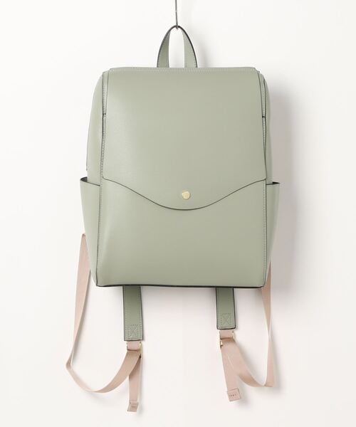 Legato Largo(レガートラルゴ)の「Legato Largo フェイクレザーリュック(バックパック/リュック・レディース・ブラウン/ライトピンク/ブルー/ライトグリーン/ブラック・FREE)」の4枚目の写真