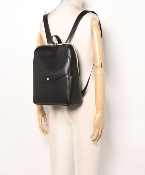 Legato Largo(レガートラルゴ)の「Legato Largo フェイクレザーリュック(バックパック/リュック・レディース・ブラウン/ライトピンク/ブルー/ライトグリーン/ブラック・FREE)」の14枚目の写真