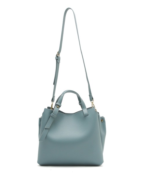 ROPE' PICNIC（ロペピクニック）の「軽量スウェイハンドル5層ミドルトート＆ショルダーバッグ（ショルダーバッグ・レディース・ブラック/ブルー/キナリ・FREE）」の18枚目の写真