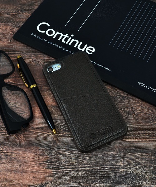 NANO universe（ナノユニバース）の「iPhone14 iPhone14Pro iPhone13 iPhoneSE カード収納付き 背面ケース ナノユニバース スマホケース [シンプルロゴ背面]（スマホケース/カバー・レディース・グレー/ブラック/ブラウン/ベージュ・O/N/A）」の13枚目の写真