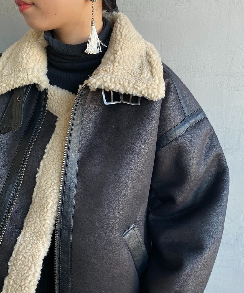ALPHA（アルファ）の「[ALPHA/アルファ] B-3 フェイクムートン