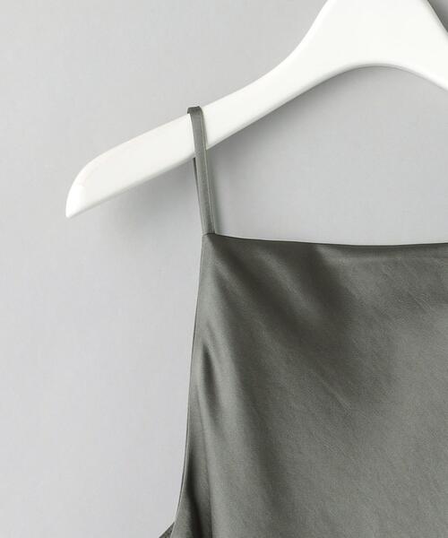 BEAUTY&YOUTH UNITED ARROWS（ビューティーアンドユースユナイテッドアローズ）の「ポリエステルサテン バイアス キャミワンピース -ウォッシャブル-（ワンピース・レディース・ブラック/ダークグレー・S/M）」の15枚目の写真