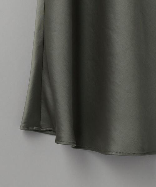 BEAUTY&YOUTH UNITED ARROWS（ビューティーアンドユースユナイテッドアローズ）の「ポリエステルサテン バイアス キャミワンピース -ウォッシャブル-（ワンピース・レディース・ブラック/ダークグレー・S/M）」の16枚目の写真