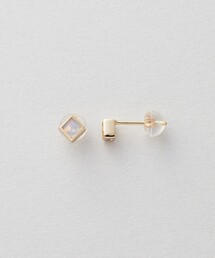 美品　jouete フープピアス K10YG Jouete ピアス K10YG フープピアス プランプ レディース