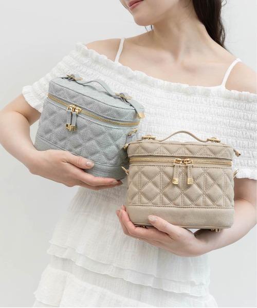 キルティング2WAYバニティバッグ（ショルダーバッグ）｜RANDA（ランダ