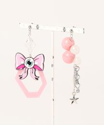 【KKSHOP】お目玉リボンピアス(MA)