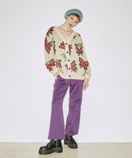 ANNA SUI jouetie バタフライ ジャガードニットカーデ ANNA SUI（アナスイ）の「ANNA SUI jouetie バタフライ