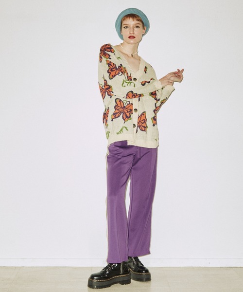 ANNA SUI(アナスイ)の「ANNA SUI jouetie バタフライジャガードニットカーデ(カーディガン/ボレロ・レディース・アイボリー/ブラック/ブルー・M)」の15枚目の写真