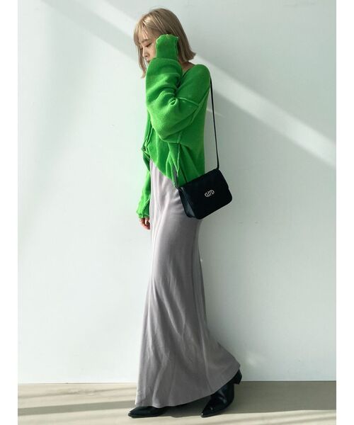 EMODA(エモダ)の「オーバーサイズルーズカーディガン(カーディガン/ボレロ・レディース・アイボリー/ブラック/ピンク/グリーン/ブルー・FREE)」の10枚目の写真