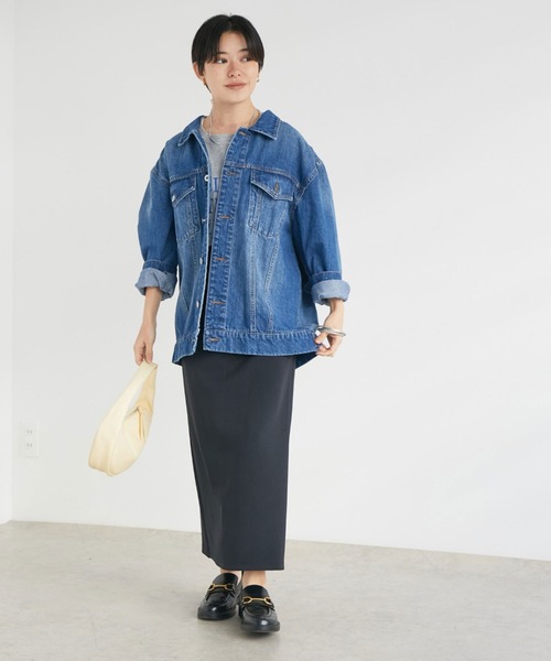 Doux archives（ドゥアルシーヴ）の「ポンチカラータイトスカート（スカート・レディース・ピンク/ブラック/ブルー・SMALL/MEDIUM）」の15枚目の写真