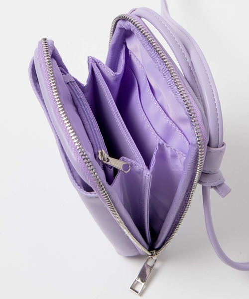 WEGO（ウィゴー）の「WEGO/マルチポケットミニショルダー（ショルダーバッグ・レディース・ブラック/ホワイト/ブルー系その他/ライトパープル/オレンジ/シルバー・FREE）」の21枚目の写真