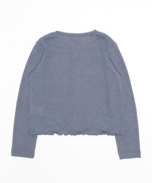 trois lapins kp（トロワラパンケーピー）の「お花刺しゅう ジャガードカーディガン(110～160)（カーディガン/ボレロ・キッズ・ブルー系その他/キナリ・130cm/160cm/140cm/120cm/110cm/150cm）」の15枚目の写真