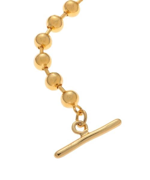 Ungrid（アングリッド）の「ボールチェーンネックレス（ネックレス・レディース・シルバー/ゴールド・FREE）」の4枚目の写真