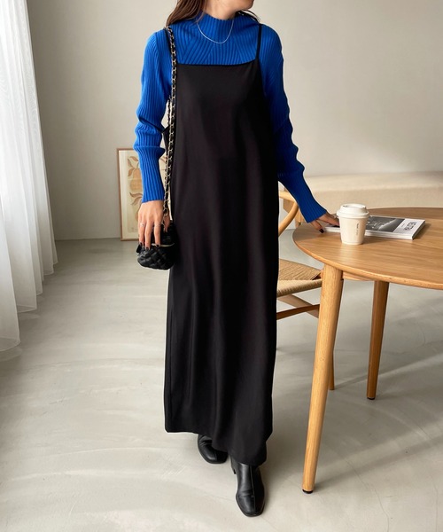 DISCOAT（ディスコート）の「マキシキャミワンピース（ワンピース・レディース・アイボリー/ブラック・FREE）」の21枚目の写真