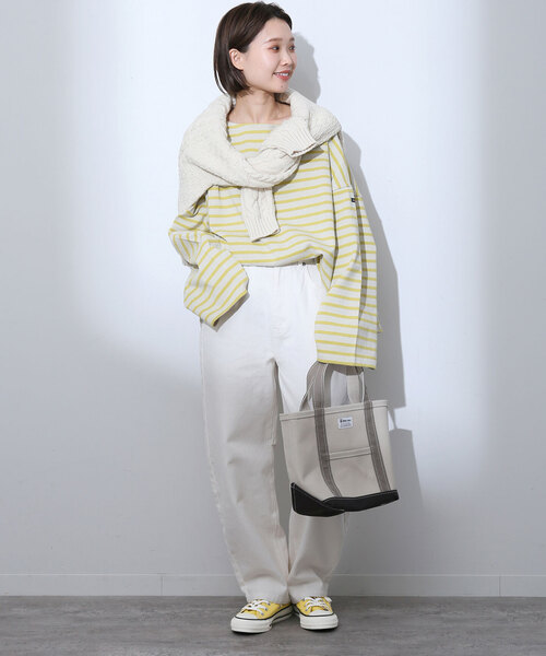 SLOBE IENA 【Leminor】ビッグボーダーカットソー セール】【Leminor/ルミノア】For SLOBE every day ビッグ