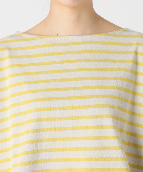 「SLOBE IENA」 「Le minor」長袖カットソー FREE レッド レディース LE MINOR/ルミノア SLOBE別注 バンパクボーダー（Tシャツ