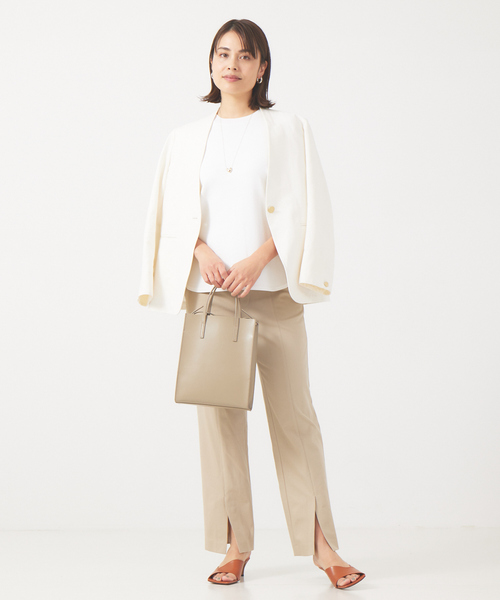 YAHKI（ヤーキ）の「【YAHKI】レザートートバッグ（トートバッグ・レディース・レッド/ベージュ/ブラック・フリー）」の14枚目の写真