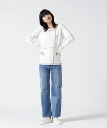 AVIREX | 《直営店限定》RANDOM RIB MILITARY TOPS/ ランダムリブミリタリートップス(Tシャツ/カットソー)