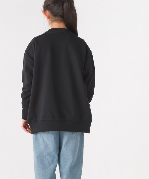 OMNES（オムネス）の「キッズ裏毛Vネックカーディガン（カーディガン/ボレロ・キッズ・ブルー/アイボリー/ブラック/ラベンダー・120/100/130/110/140/80/90）」の12枚目の写真