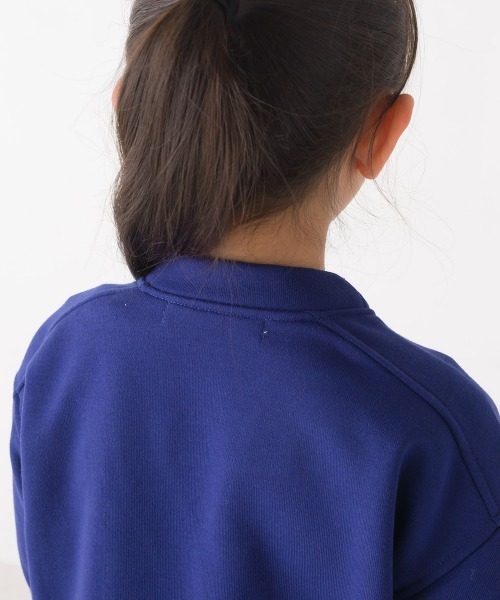 OMNES（オムネス）の「キッズ裏毛Vネックカーディガン（カーディガン/ボレロ・キッズ・ブルー/アイボリー/ブラック/ラベンダー・120/100/130/110/140/80/90）」の17枚目の写真