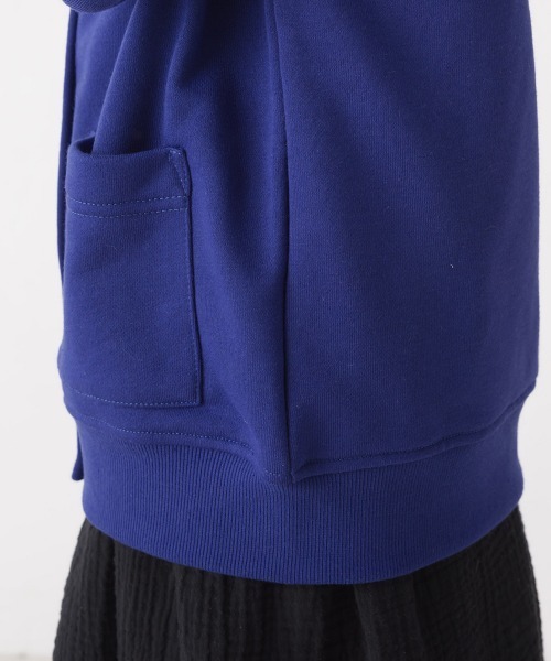 OMNES（オムネス）の「キッズ裏毛Vネックカーディガン（カーディガン/ボレロ・キッズ・ブルー/アイボリー/ブラック/ラベンダー・120/100/130/110/140/80/90）」の20枚目の写真