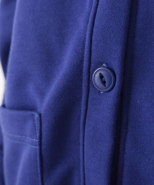 OMNES（オムネス）の「キッズ裏毛Vネックカーディガン（カーディガン/ボレロ・キッズ・ブルー/アイボリー/ブラック/ラベンダー・120/100/130/110/140/80/90）」の11枚目の写真