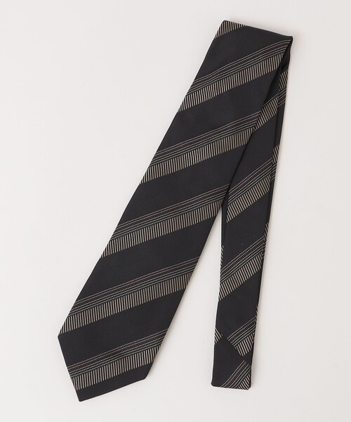 【セール】Puccini: ヘリン ストライプ ネクタイ（ネクタイ）｜SHIPS（シップス）