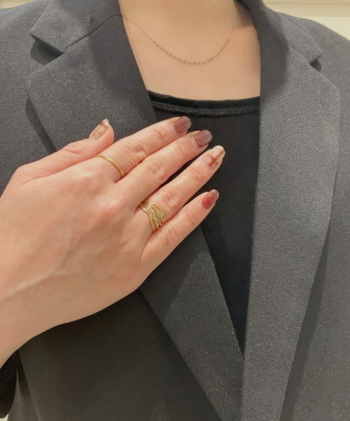 K10YG ブリリアント ブラウンダイヤモンド リング（リング）｜ete