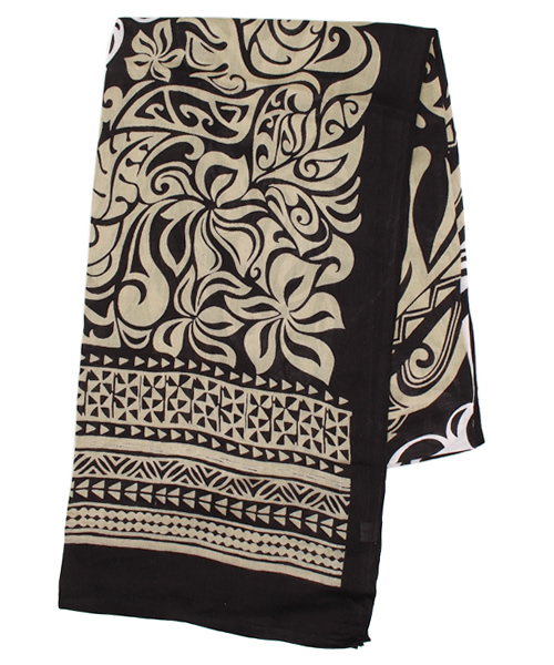 Kahiko(カヒコ)の「【kahiko】ポリネシアントライバルサローン(ストール/ショール・レディース・ブルー/ベージュ/ブラック/グリーン/グレー/ネイビー/パープル・FREE)」の16枚目の写真