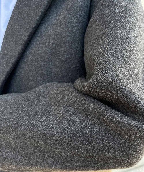 esutoreja（エストレジャ）の「アースカラーカジュアルジャケット（テーラードジャケット・レディース・グレー/カーキ/ベージュ・FREE）」の6枚目の写真