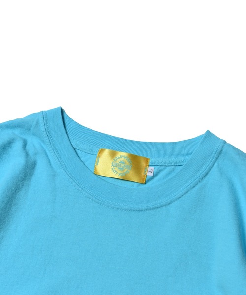 SALT&MUGS(ソルトアンドマグス)の「VINTAGE FABRIC PKT TEE(Tシャツ/カットソー・メンズ・ブルー/オレンジ/ホワイト/イエロー・SMALL/MEDIUM/X-LARGE/LARGE)」の7枚目の写真