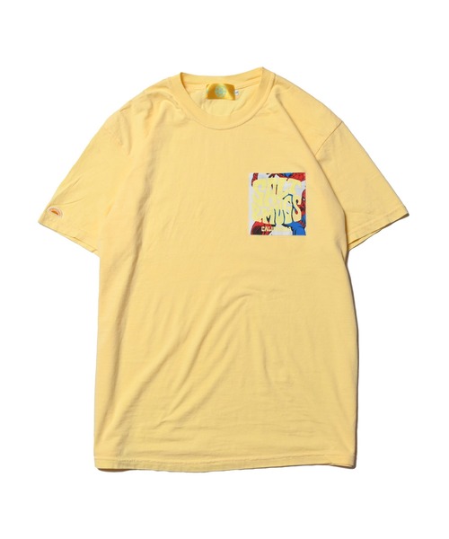 SALT&MUGS(ソルトアンドマグス)の「VINTAGE FABRIC PKT TEE(Tシャツ/カットソー・メンズ・ブルー/オレンジ/ホワイト/イエロー・SMALL/MEDIUM/X-LARGE/LARGE)」の21枚目の写真