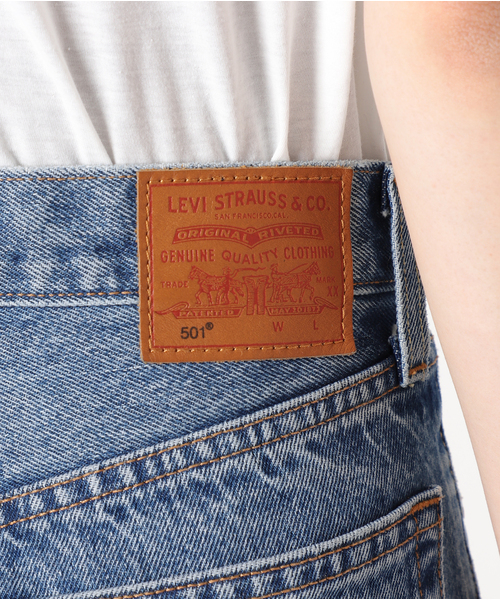 美品☆リーバイス 501 イエナ デニム ハイウエスト ストレート 26 インチ 追加》【Levi's/リーバイス】SLOBE別注501デニムパンツ（デニム