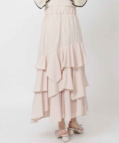 WILLSELECTION（ウィルセレクション）の「ティアードロングスカート（スカート・レディース・ピンク/グリーン/ブラック・MEDIUM）」の12枚目の写真