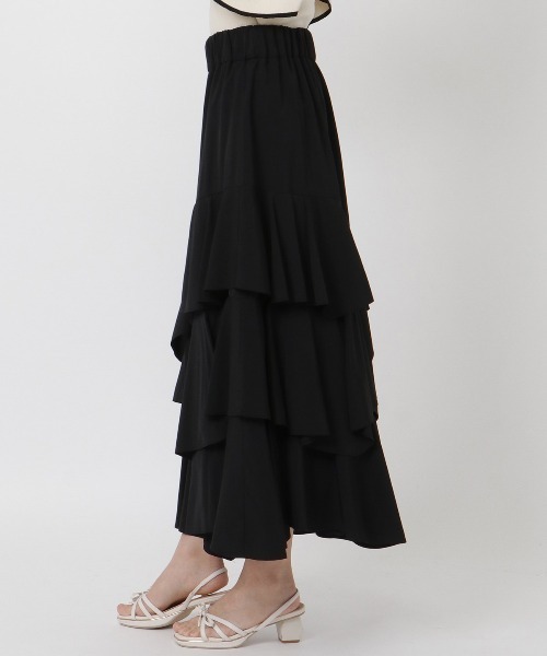 WILLSELECTION（ウィルセレクション）の「ティアードロングスカート（スカート・レディース・ピンク/グリーン/ブラック・MEDIUM）」の10枚目の写真