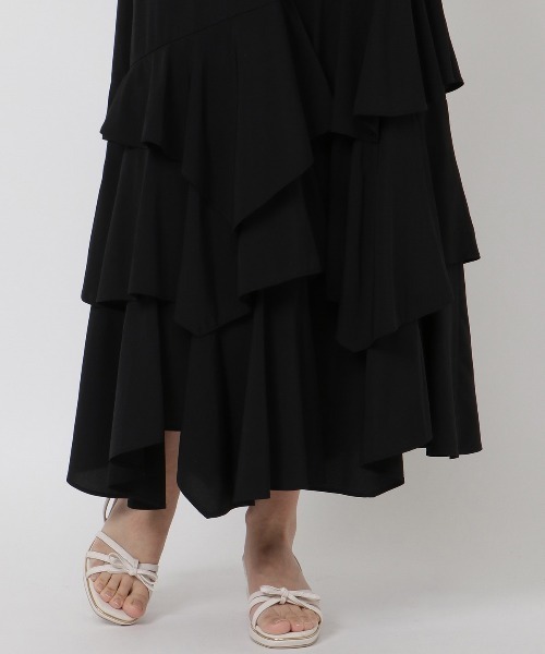 WILLSELECTION（ウィルセレクション）の「ティアードロングスカート（スカート・レディース・ピンク/グリーン/ブラック・MEDIUM）」の18枚目の写真