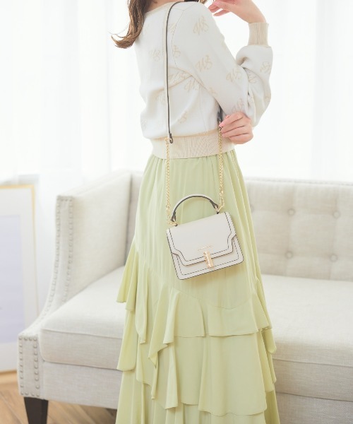 WILLSELECTION（ウィルセレクション）の「ティアードロングスカート（スカート・レディース・ピンク/グリーン/ブラック・MEDIUM）」の20枚目の写真