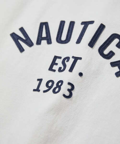 NAUTICA（ノーティカ）の「NAUTICA/ノーティカ Felt Pach Arch Logo S/S/フェルト パッチ アーチロゴ ショートスリーブTシャツ（Tシャツ/カットソー・メンズ・グリーン/ネイビー/ライトグレー/ブラウン/ホワイト・LARGE/X-LARGE/MEDIUM/SMALL）」の22枚目の写真