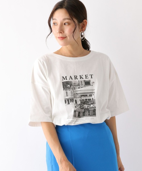 あずページ LEPSIM（レプシィム）の「アソートプリントT 177185（Tシャツ