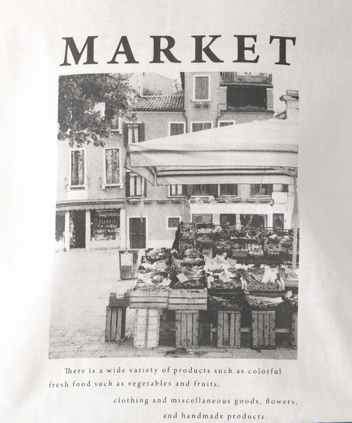 LEPSIM(レプシィム)の「アソートプリントT 177185(Tシャツ/カットソー・レディース・ホワイト×ブラック/ブラウン/ライトブルー/オフホワイト・FREE)」の17枚目の写真