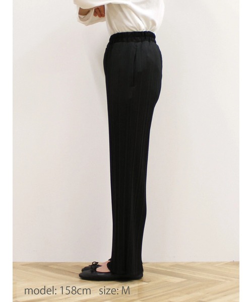 CRAFT STANDARD BOUTIQUE(クラフトスタンダードブティック)の「プリーツイージーパンツ(その他パンツ・レディース・マスタード/ブラック・M/L)」の16枚目の写真