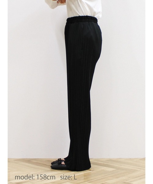 CRAFT STANDARD BOUTIQUE(クラフトスタンダードブティック)の「プリーツイージーパンツ(その他パンツ・レディース・マスタード/ブラック・M/L)」の22枚目の写真