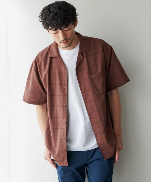 ikka(イッカ)の「【セットアップ対応】Reflax リラックスオープンカラーシャツ(シャツ/ブラウス・メンズ・ベージュ/ブラウン/オリーブ/ブルー/ダークネイビー・S/M/XL/L)」の12枚目の写真