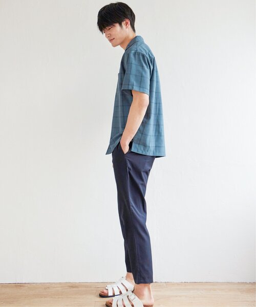 ikka(イッカ)の「【セットアップ対応】Reflax リラックスオープンカラーシャツ(シャツ/ブラウス・メンズ・ベージュ/ブラウン/オリーブ/ブルー/ダークネイビー・S/M/XL/L)」の19枚目の写真
