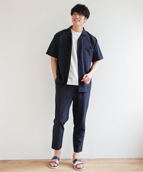 ikka(イッカ)の「【セットアップ対応】Reflax リラックスオープンカラーシャツ(シャツ/ブラウス・メンズ・ベージュ/ブラウン/オリーブ/ブルー/ダークネイビー・S/M/XL/L)」の20枚目の写真
