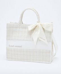 one after another NICE CLAUP | 【LouLoumei】WEB限定色あり/ツイードトートバッグ(トートバッグ)