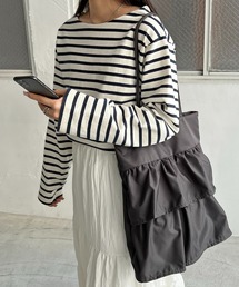 【WEB限定】ティアードフリルトートバッグ